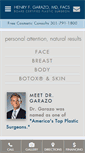 Mobile Screenshot of plasticsurgeryservices.net