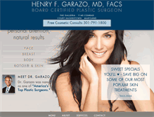 Tablet Screenshot of plasticsurgeryservices.net